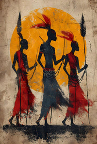 African Journey Vibrance Cultural or Heritage Poster PosterGoat