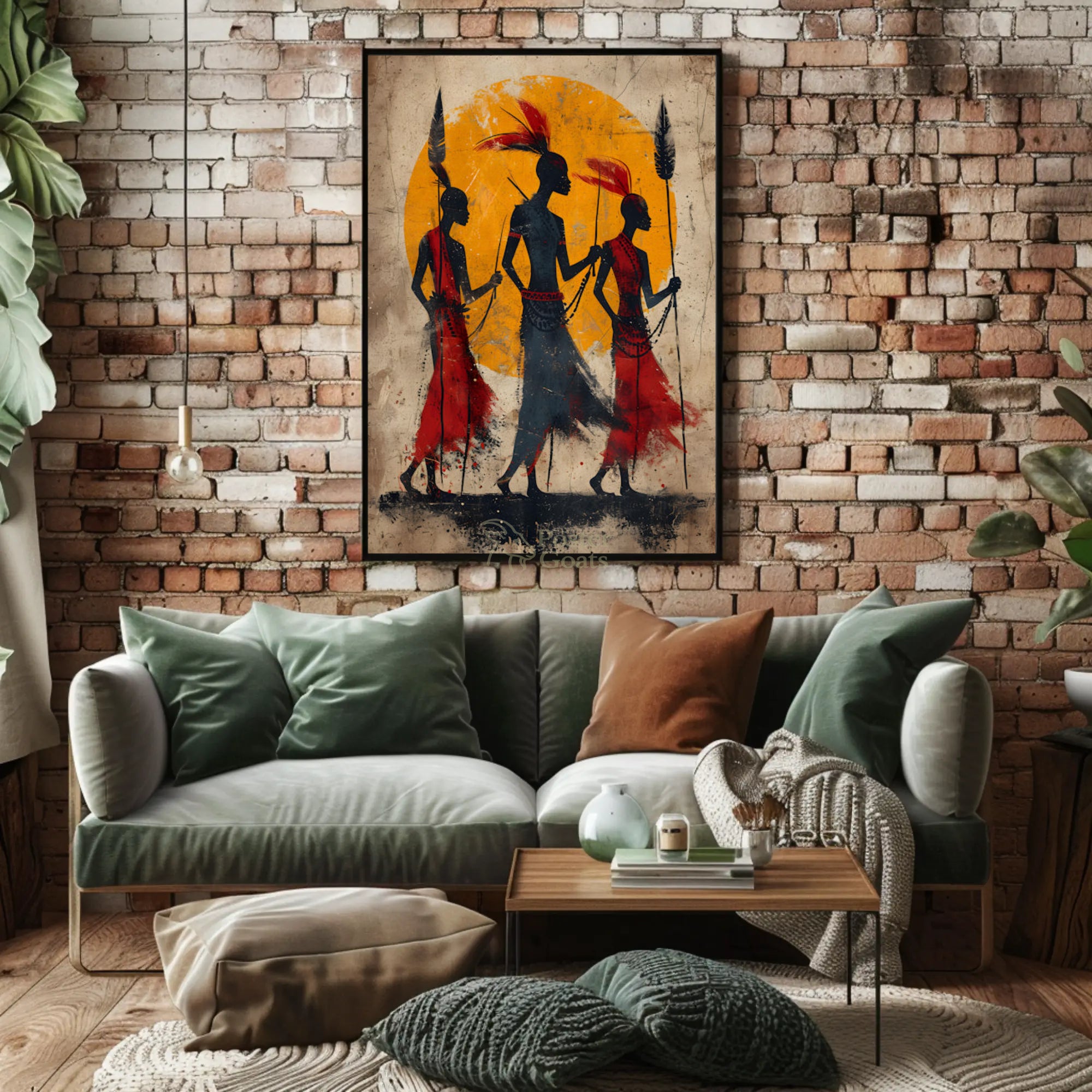 African Journey Vibrance Cultural or Heritage Poster PosterGoat