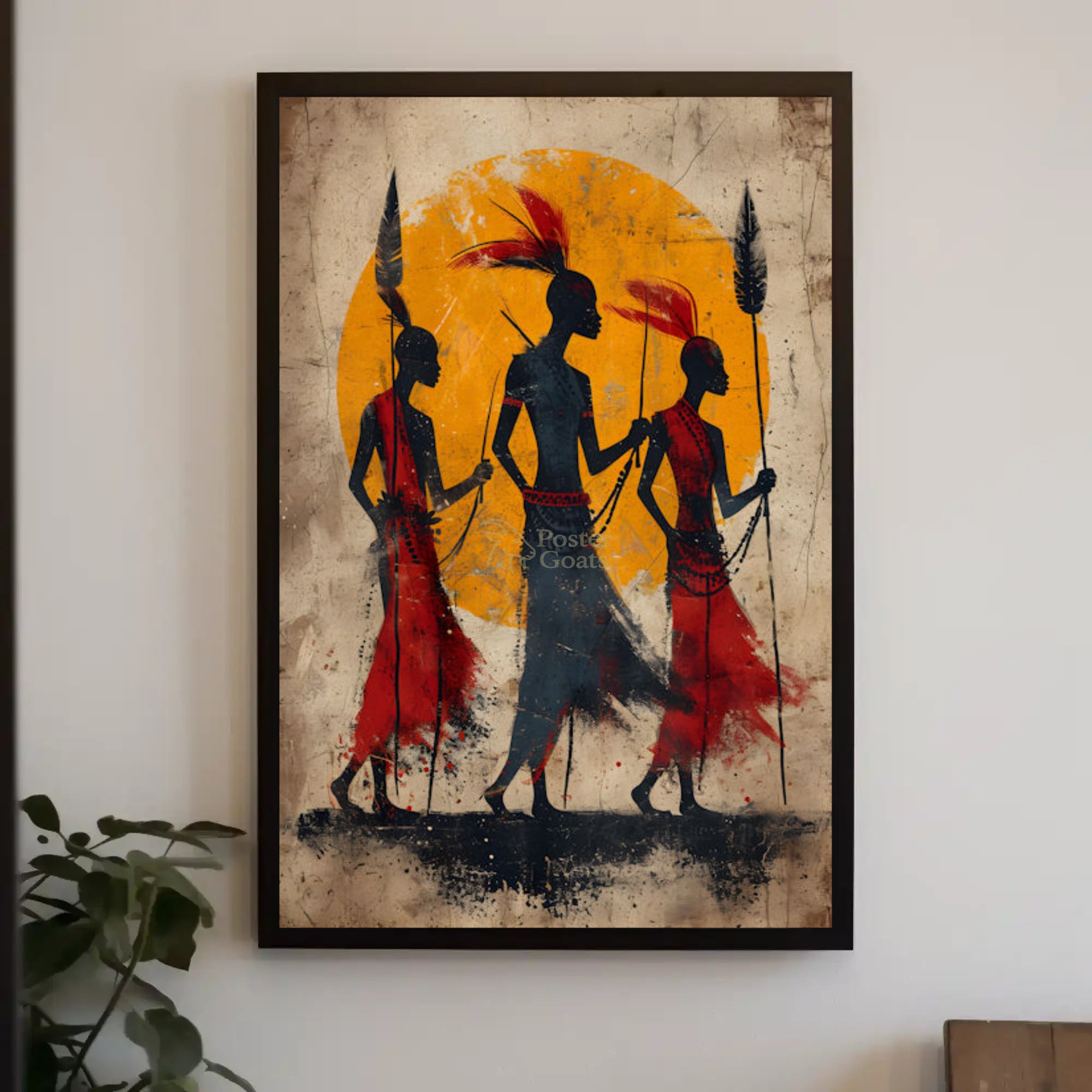 African Journey Vibrance Cultural or Heritage Poster PosterGoat