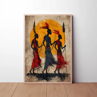 African Journey Vibrance Cultural or Heritage Poster PosterGoat