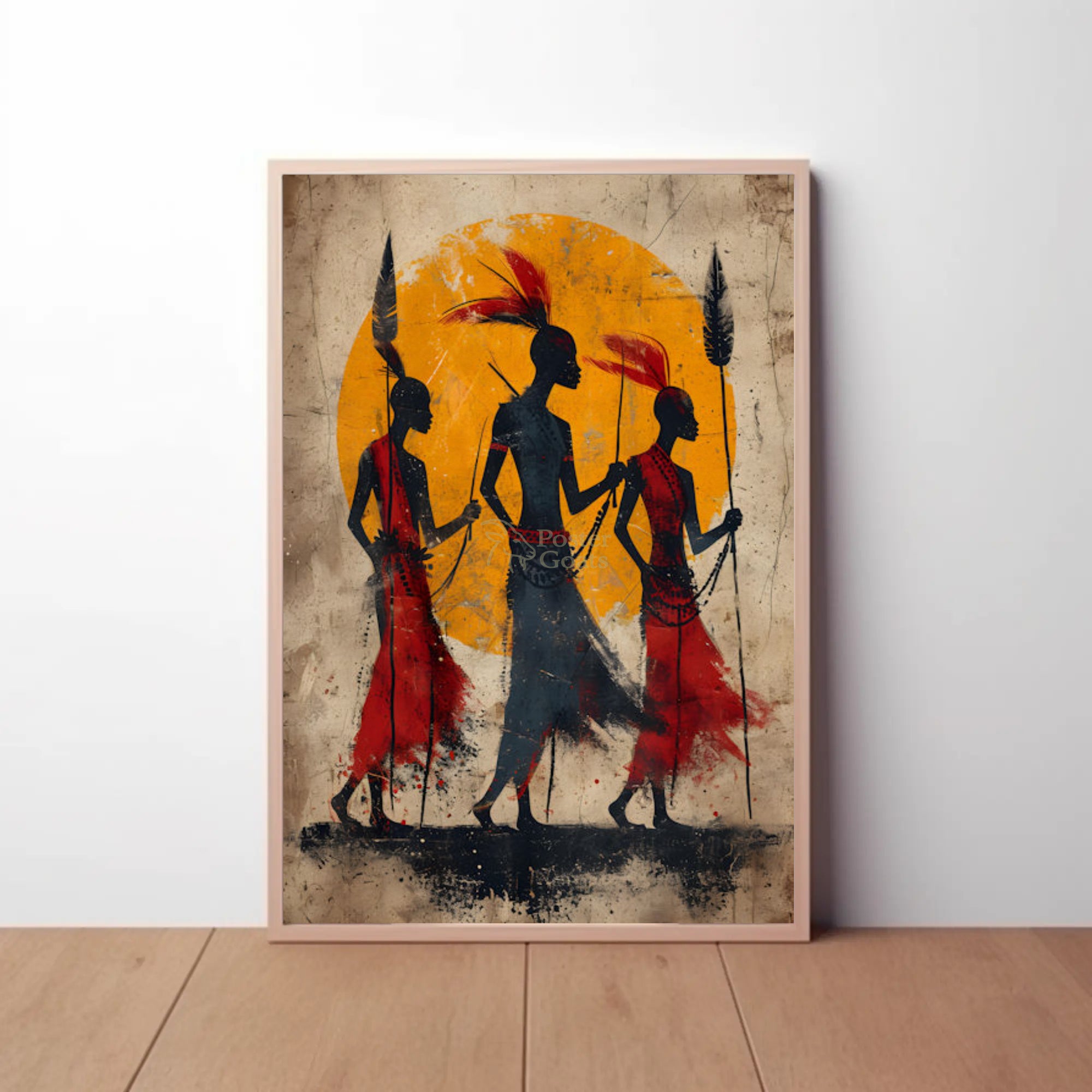African Journey Vibrance Cultural or Heritage Poster PosterGoat