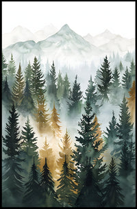 African Savanna Acacia Tree Scenic Travel Poster PosterGoat