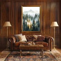 African Savanna Acacia Tree Scenic Travel Poster PosterGoat