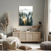 African Savanna Acacia Tree Scenic Travel Poster PosterGoat