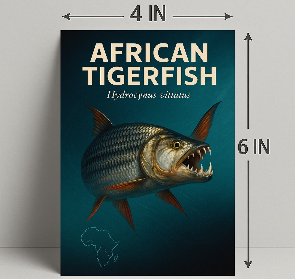 African Tigerfish Hydrocynus vittatus Poster PosterGoat