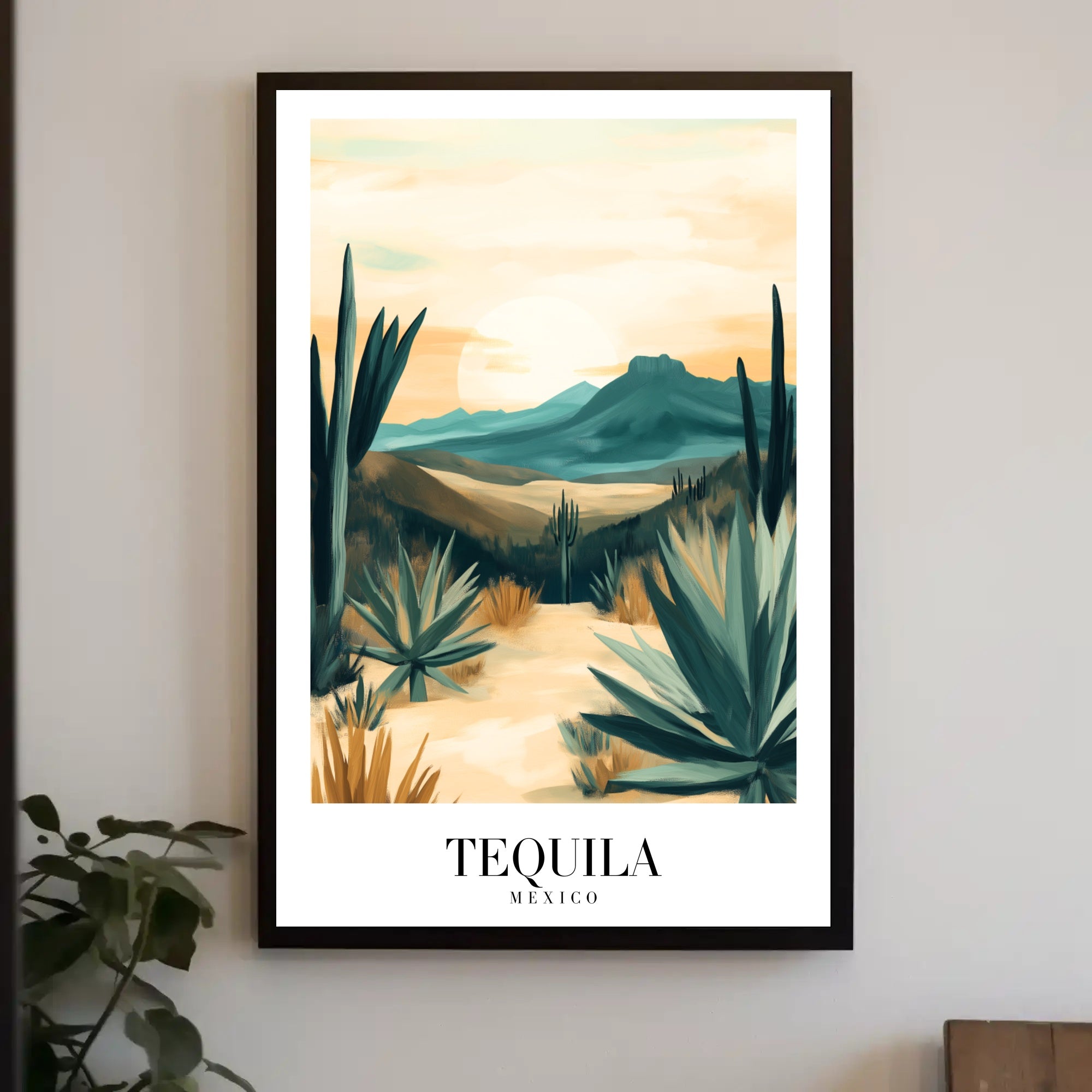 Agave Desertscape: Mexican Heritage in Cultural or Heritage Poster PosterGoat