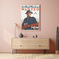 Air Raid Wardens Wanted Poster PosterGoat