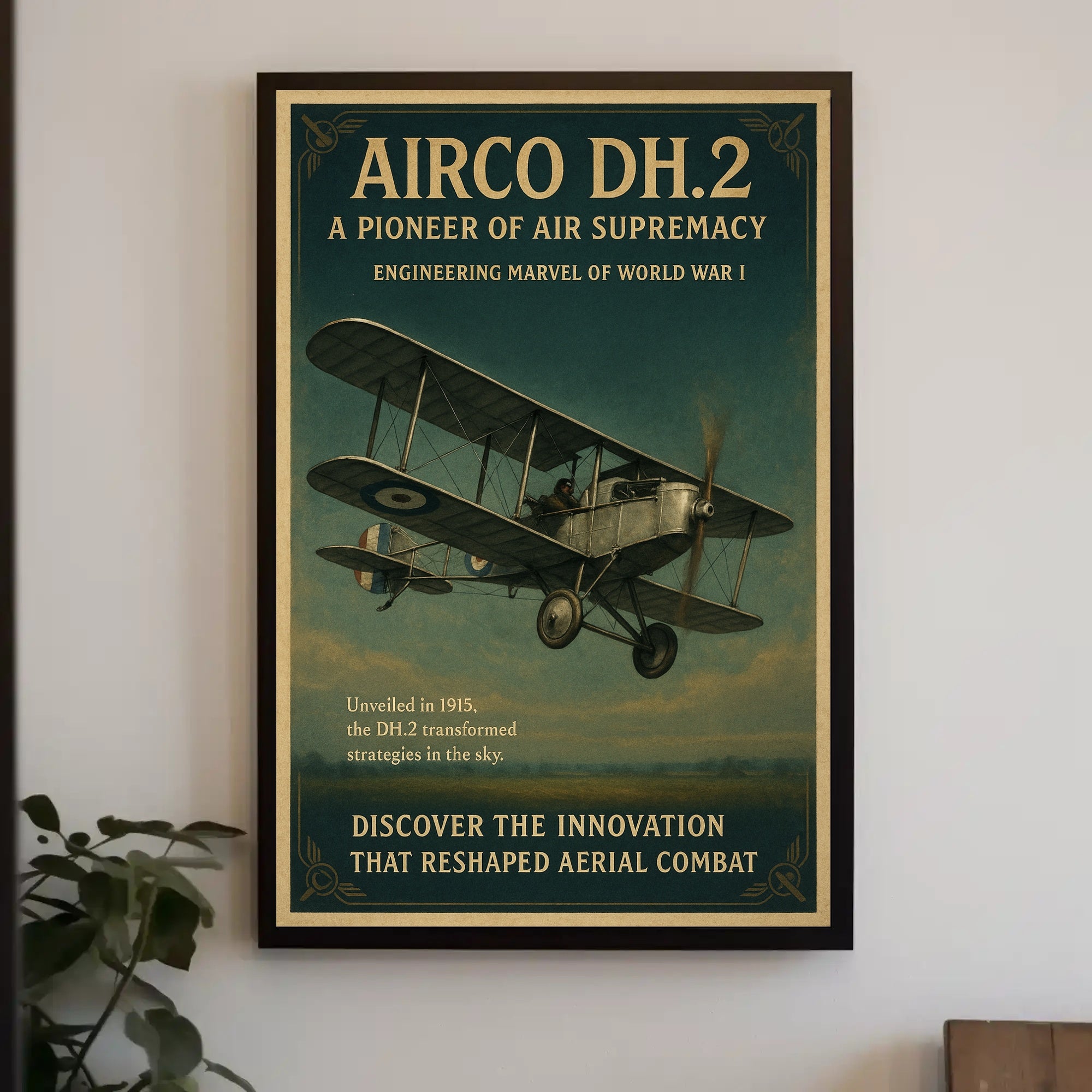 Airco DH.2 Aerial Innovation of World War I Poster PosterGoat