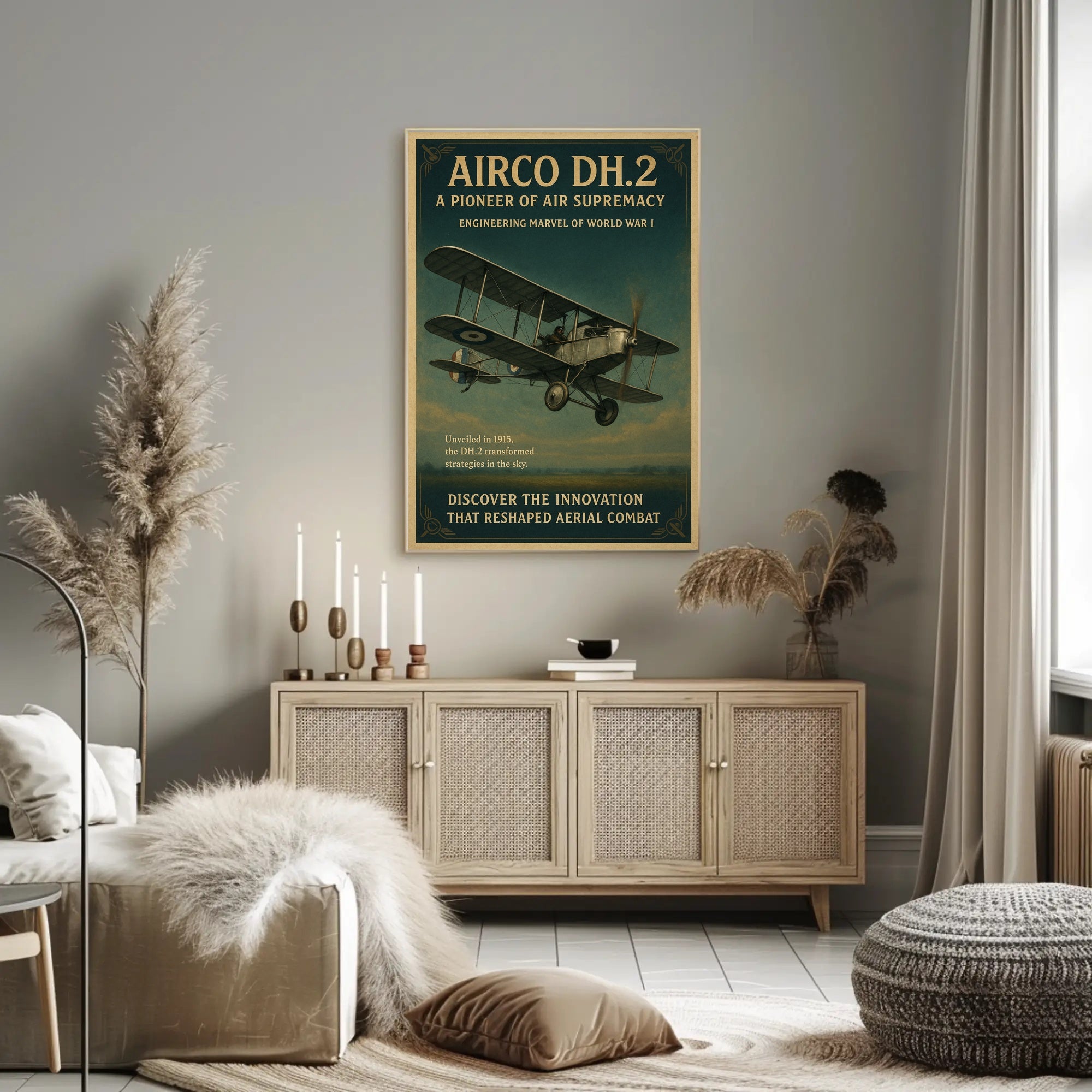 Airco DH.2 Aerial Innovation of World War I Poster PosterGoat