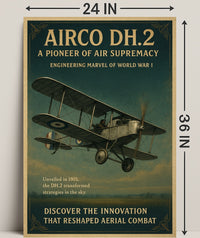 Airco DH.2 Aerial Innovation of World War I Poster PosterGoat