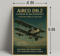 Airco DH.2 Aerial Innovation of World War I Poster PosterGoat