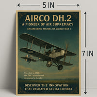 Airco DH.2 Aerial Innovation of World War I Poster PosterGoat