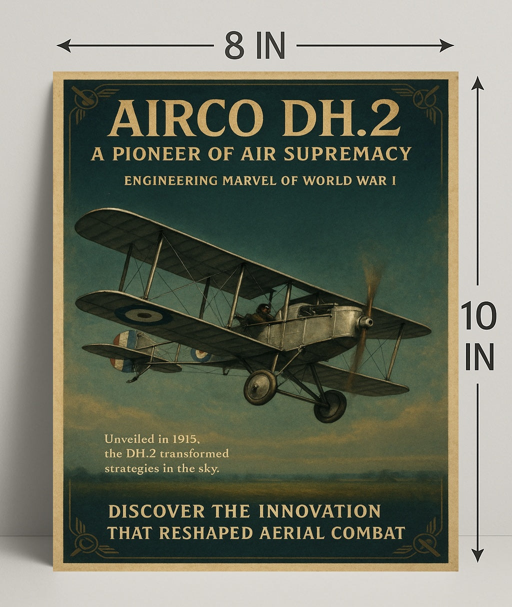 Airco DH.2 Aerial Innovation of World War I Poster PosterGoat