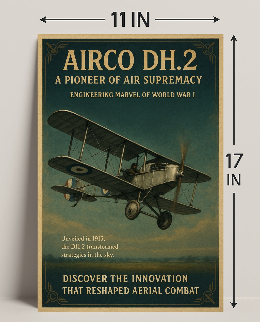 Airco DH.2 Aerial Innovation of World War I Poster PosterGoat