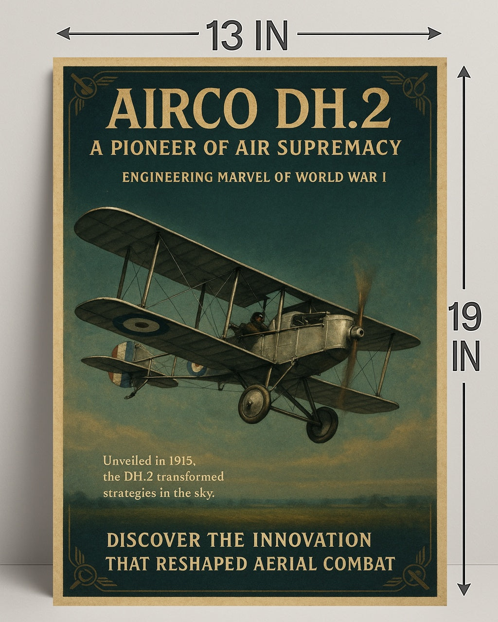 Airco DH.2 Aerial Innovation of World War I Poster PosterGoat