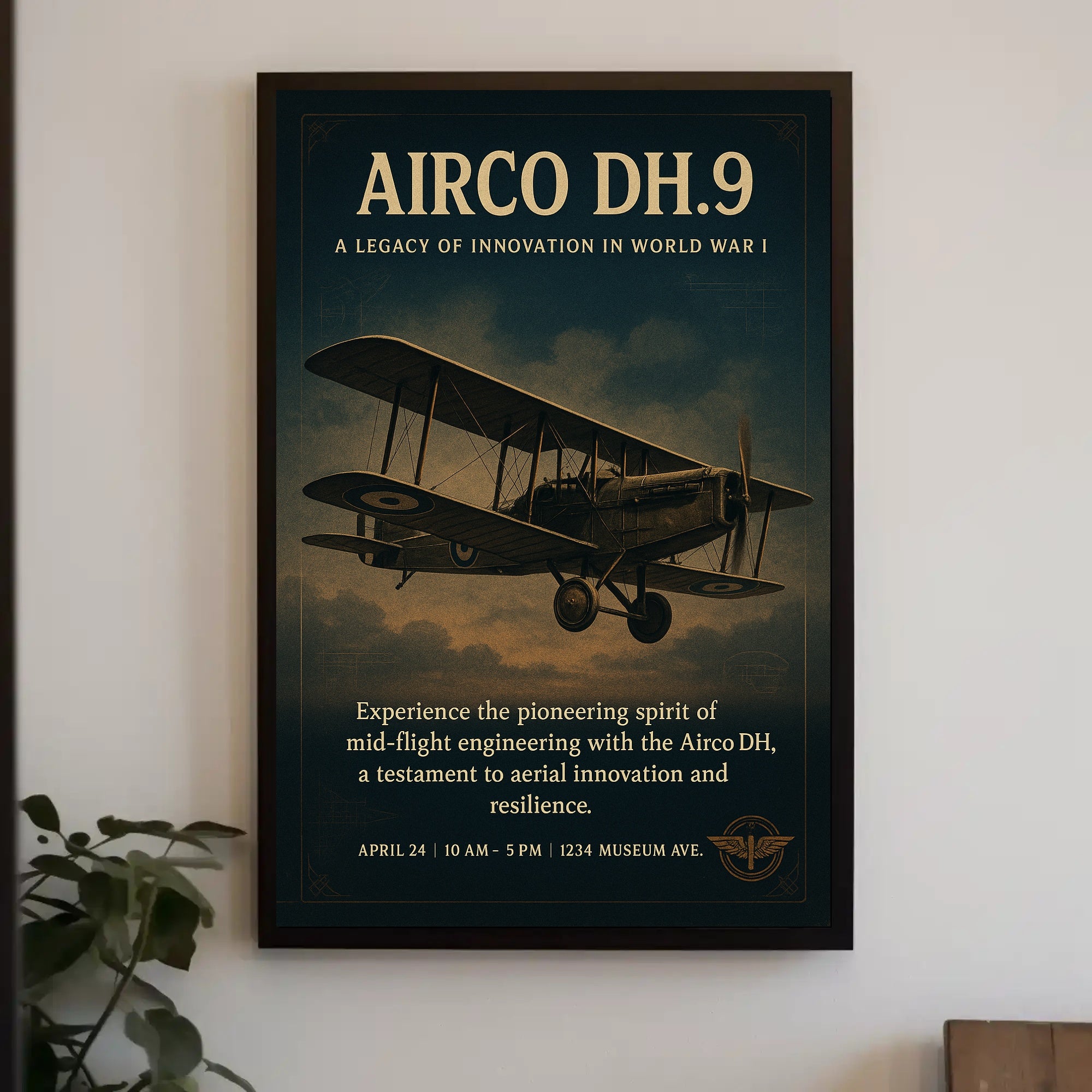 Airco DH.9 A Legacy of Innovation Poster PosterGoat