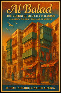 Al Balad Colorful Old City of Jeddah Poster PosterGoat
