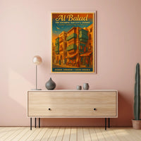 Al Balad Colorful Old City of Jeddah Poster PosterGoat