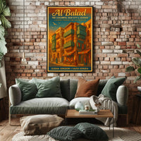 Al Balad Colorful Old City of Jeddah Poster PosterGoat