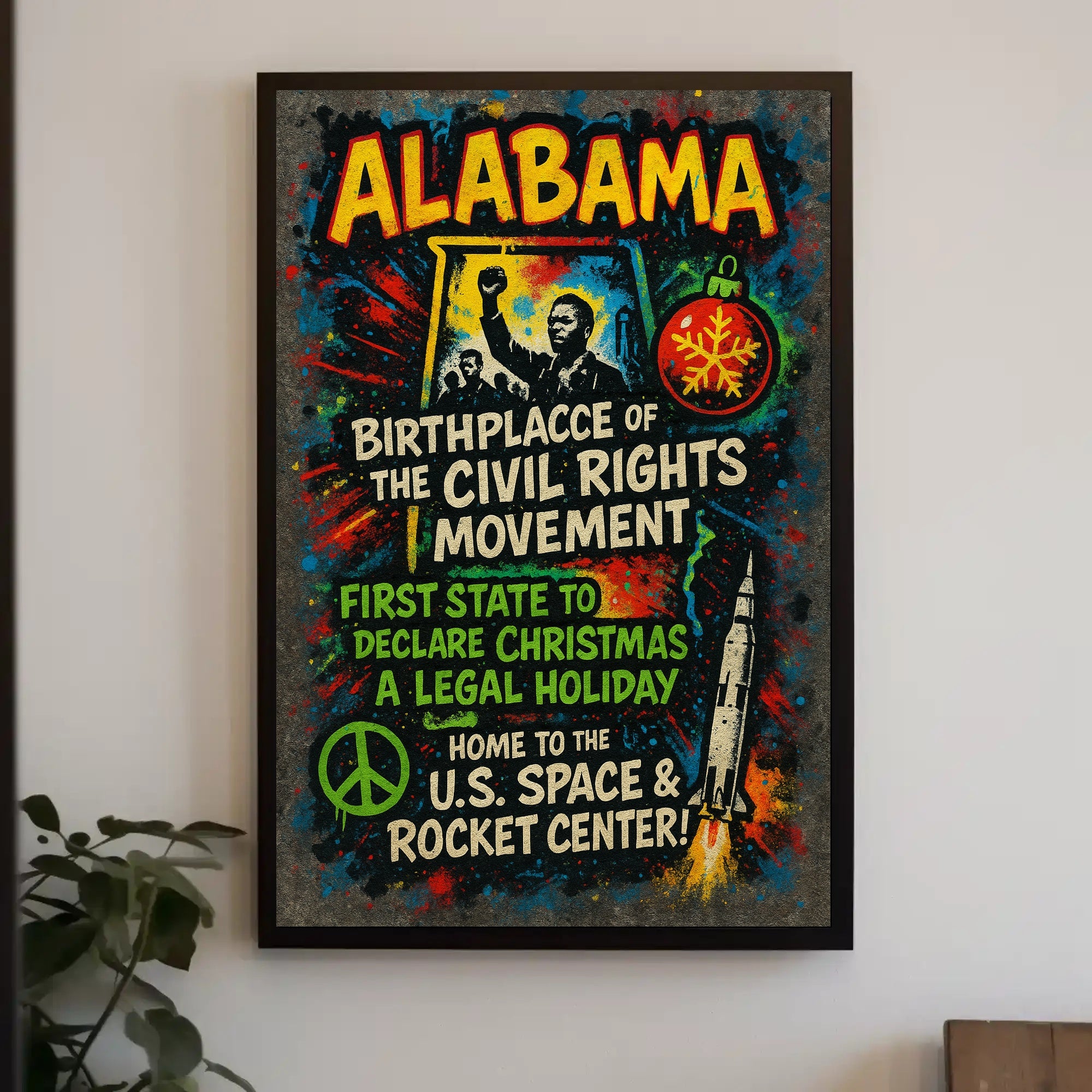 Alabama Birthplace of the Civil Rights Movement Poster PosterGoat