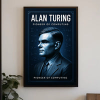 Alan Turing Pioneer of Computing Poster PosterGoat