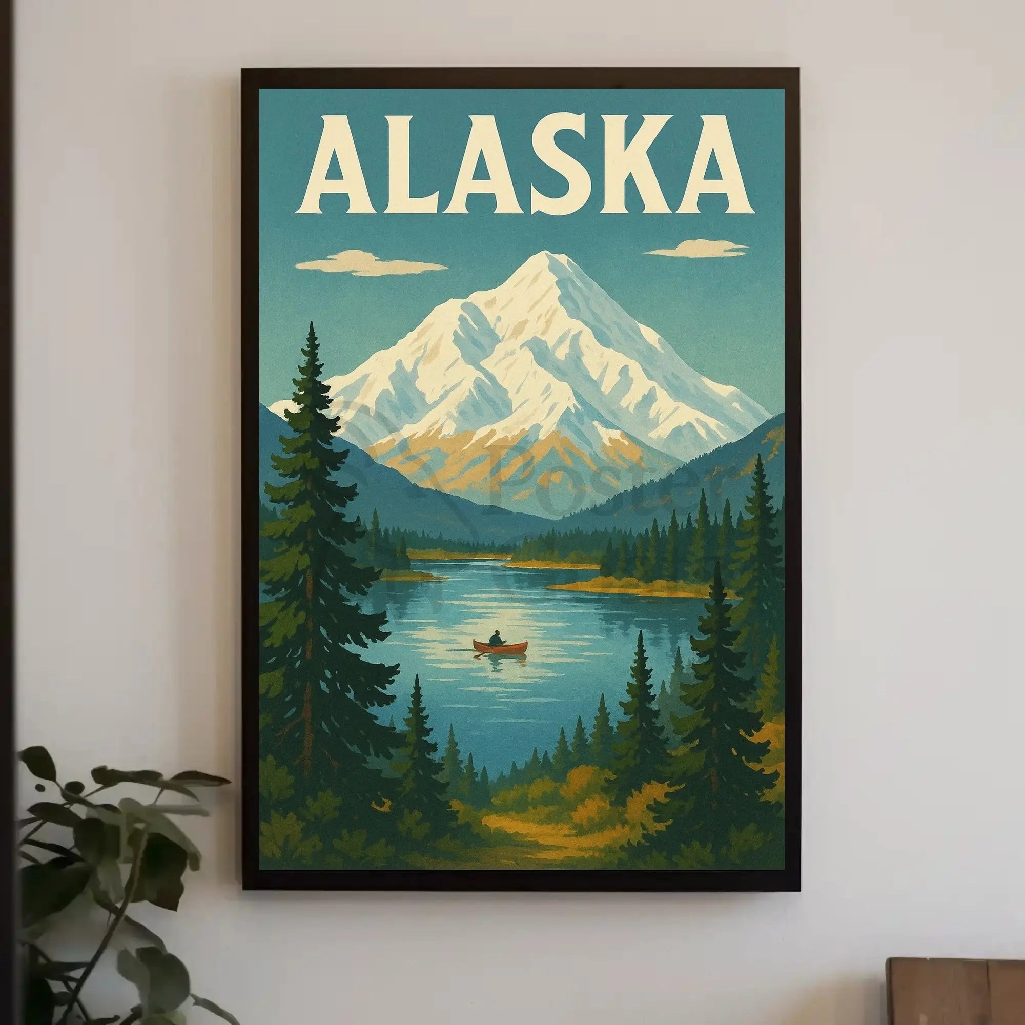 Alaska Scenic Adventure Vintage Travel Poster PosterGoat
