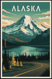 Alaska Scenic Poster PosterGoat