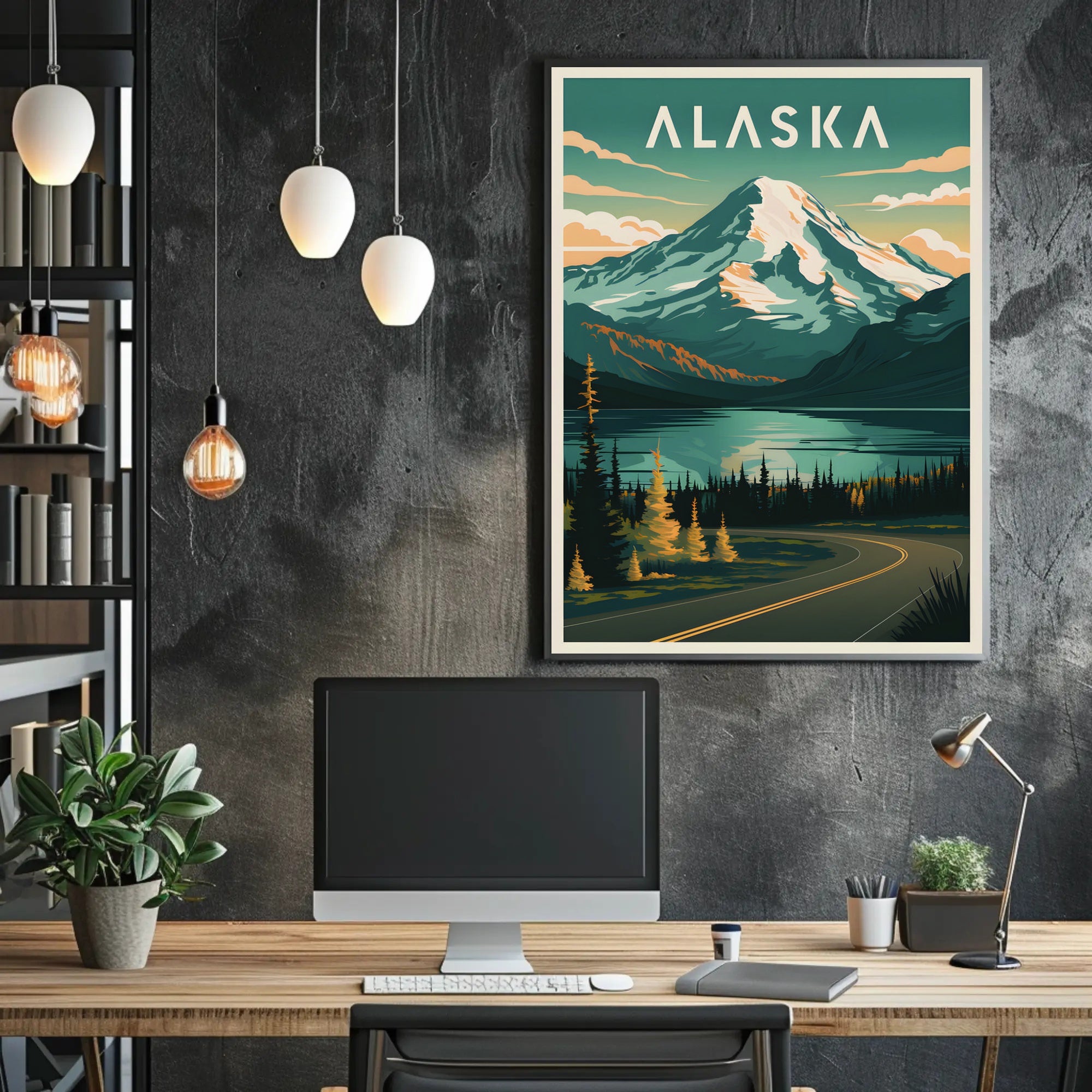 Alaska Scenic Poster PosterGoat