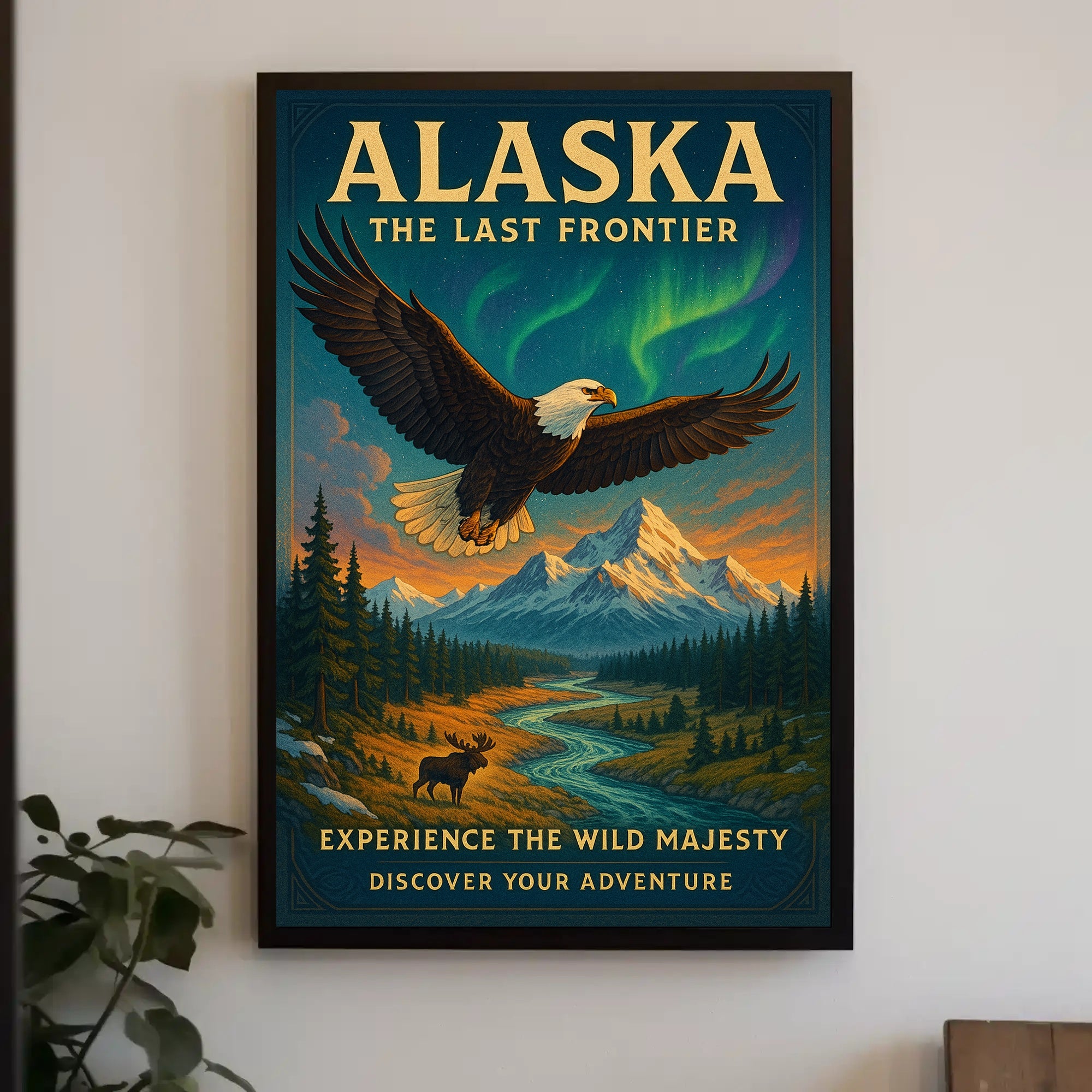 Alaska The Last Frontier Poster PosterGoat