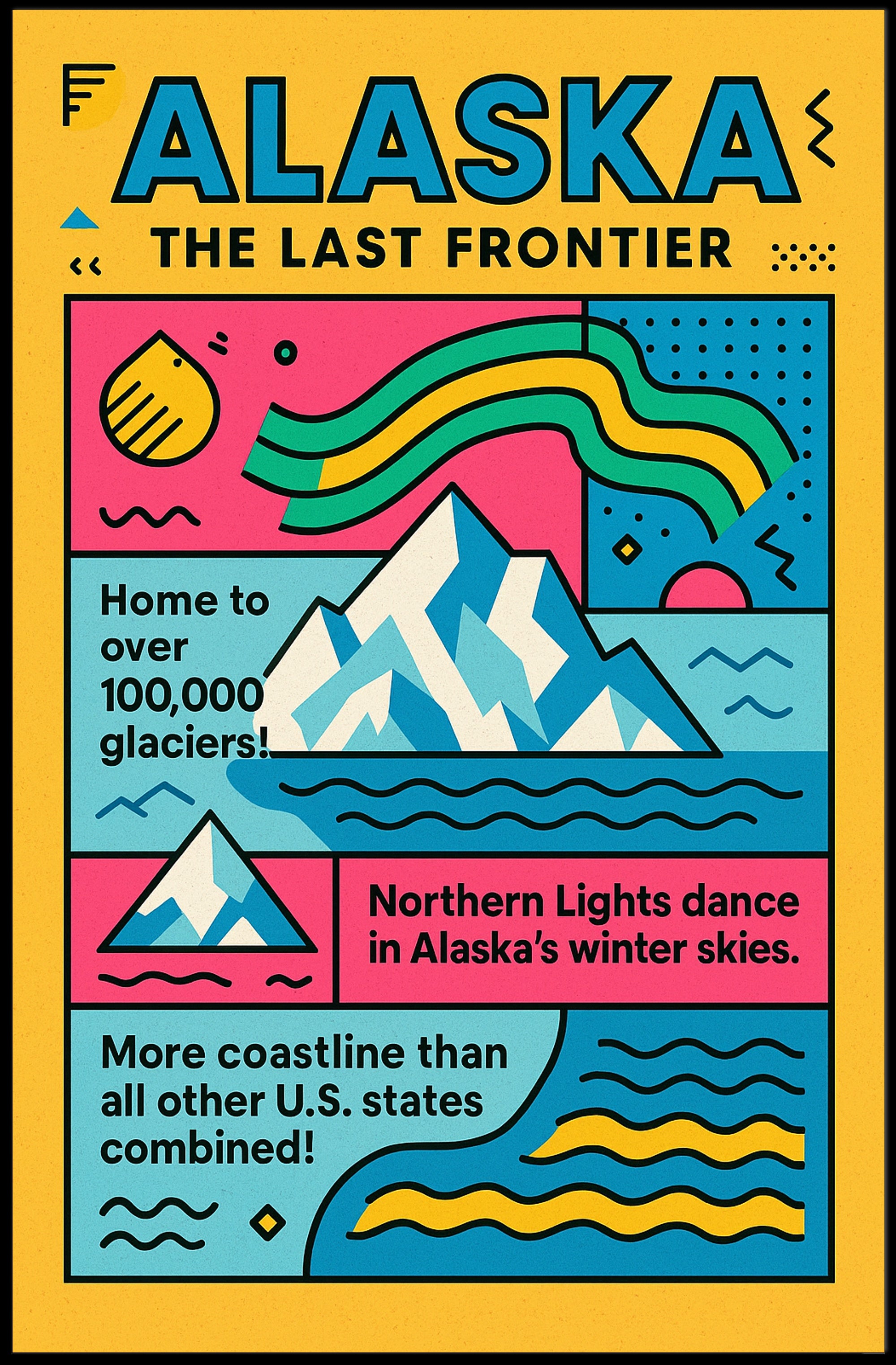 Alaska: The Last Frontier Poster PosterGoat