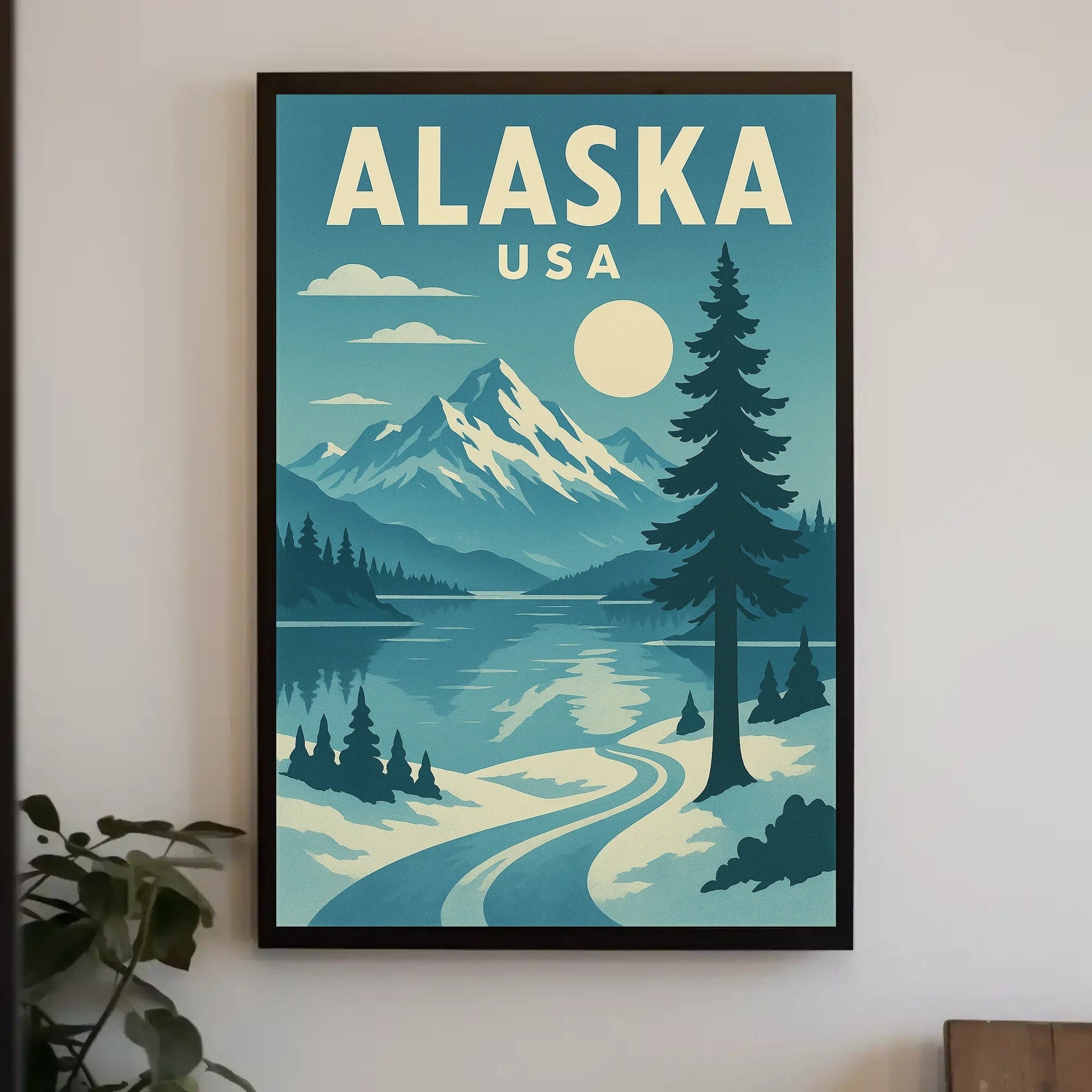 Alaskan Adventure Travel Poster PosterGoat