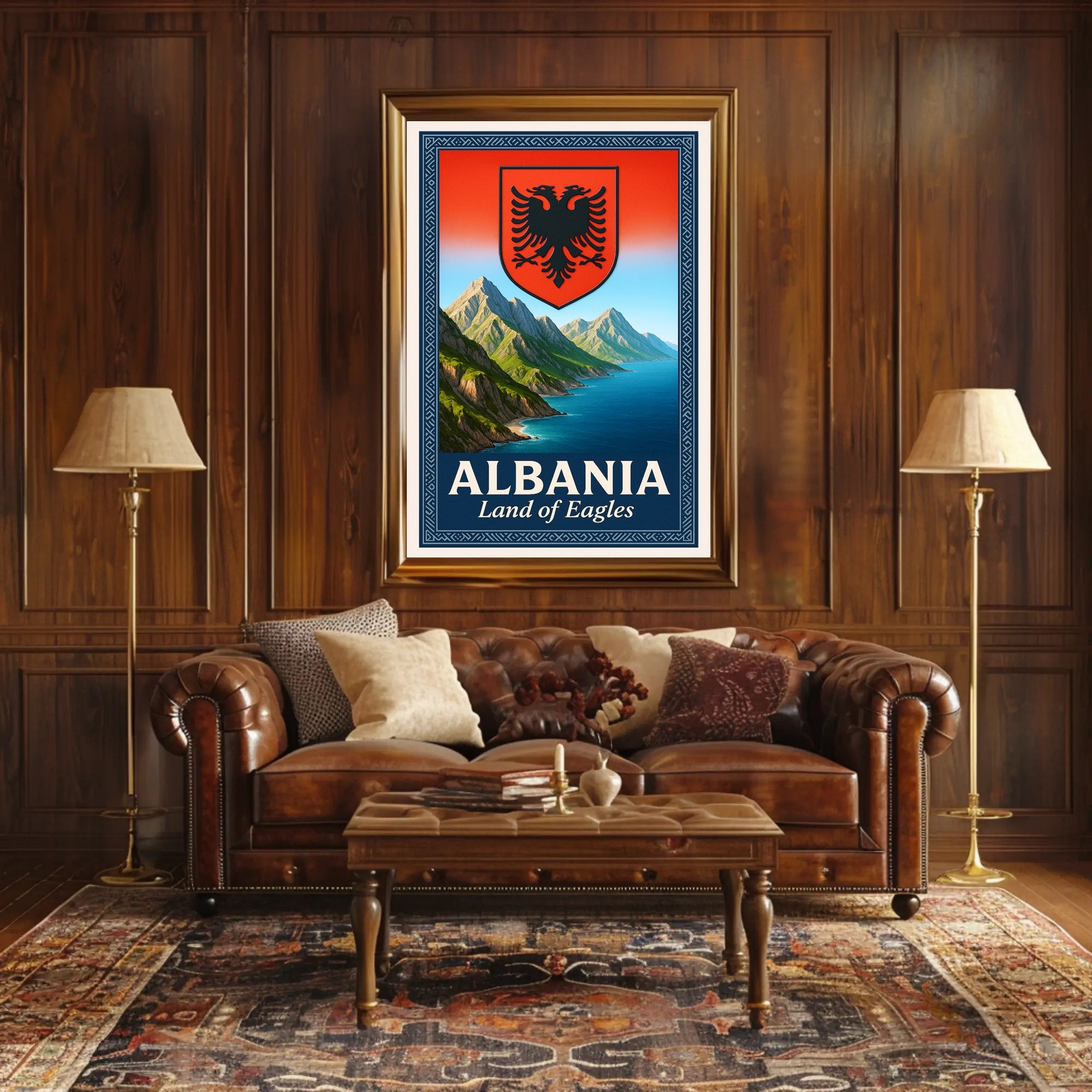 Albania Land of Eagles Poster PosterGoat