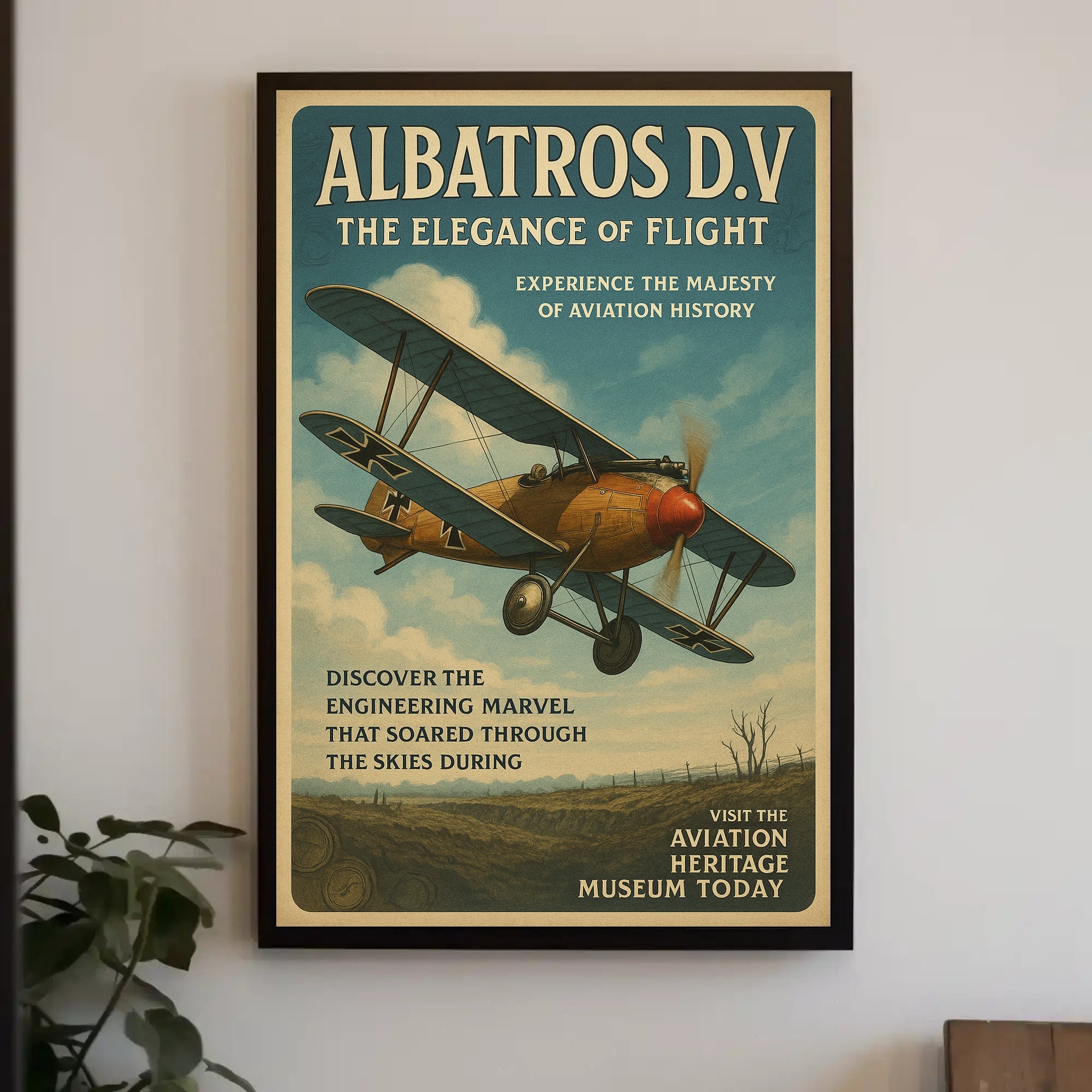 Albatros D.V The Elegance of Flight Poster PosterGoat