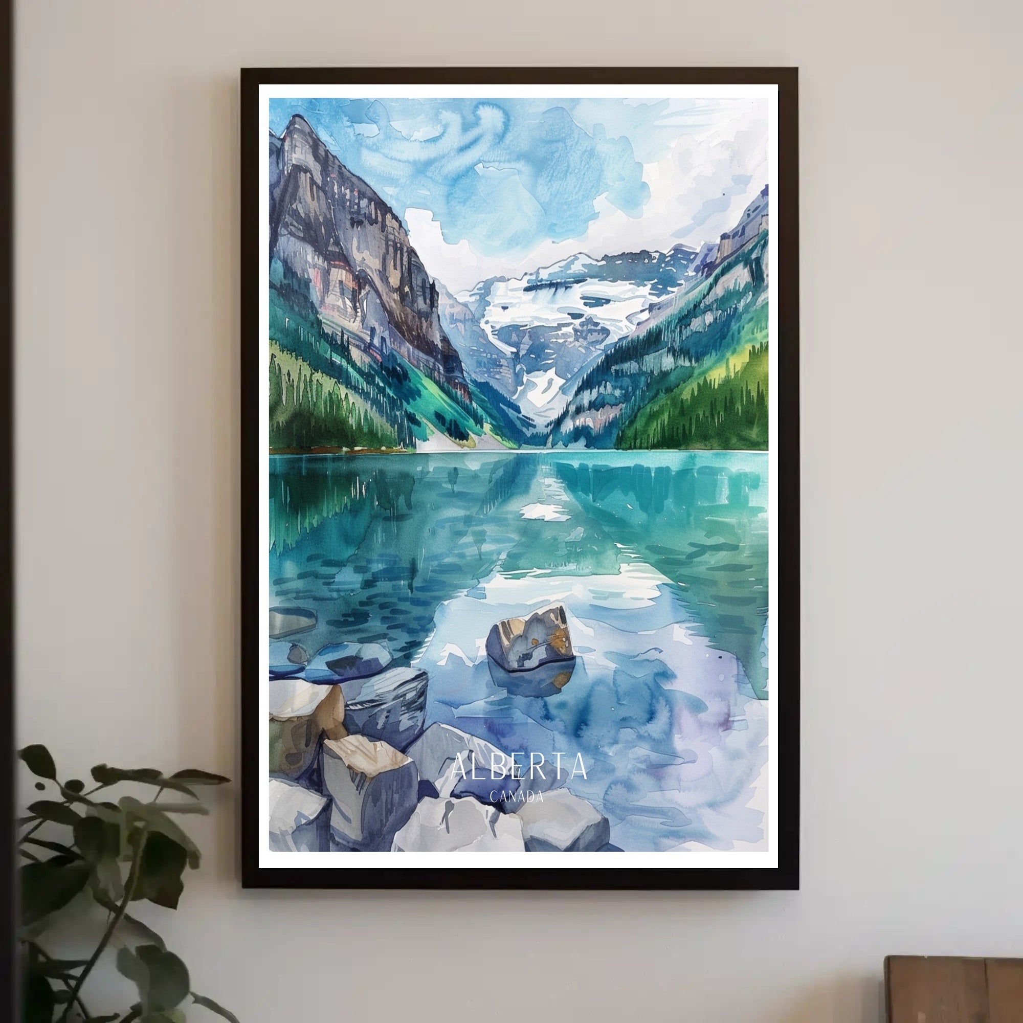 Alberta's Majestic Landscape Poster PosterGoat