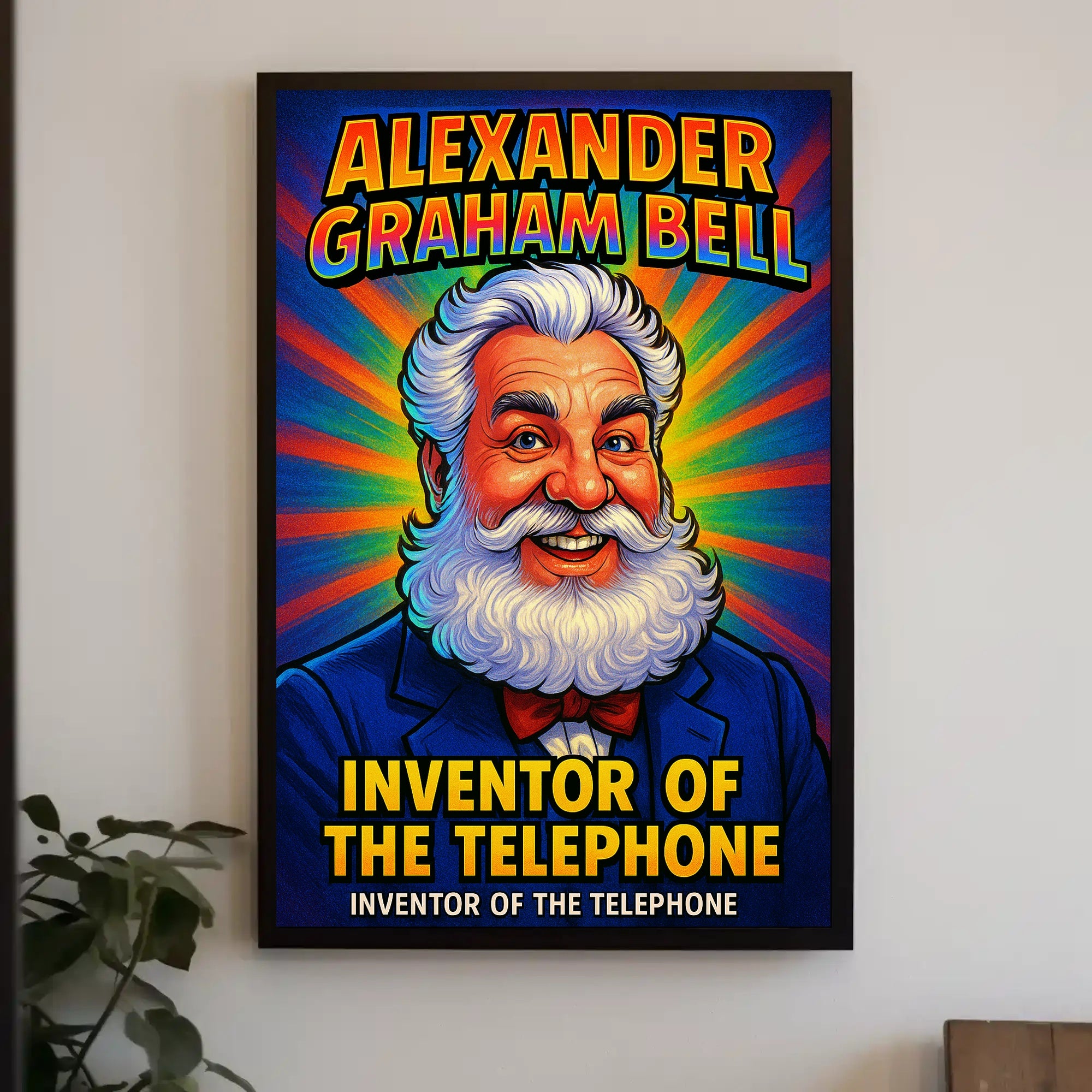 Alexander Graham Bell Inventor of the Telephone Poster PosterGoat