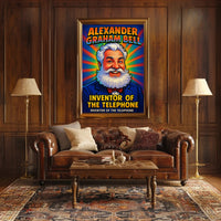 Alexander Graham Bell Inventor of the Telephone Poster PosterGoat