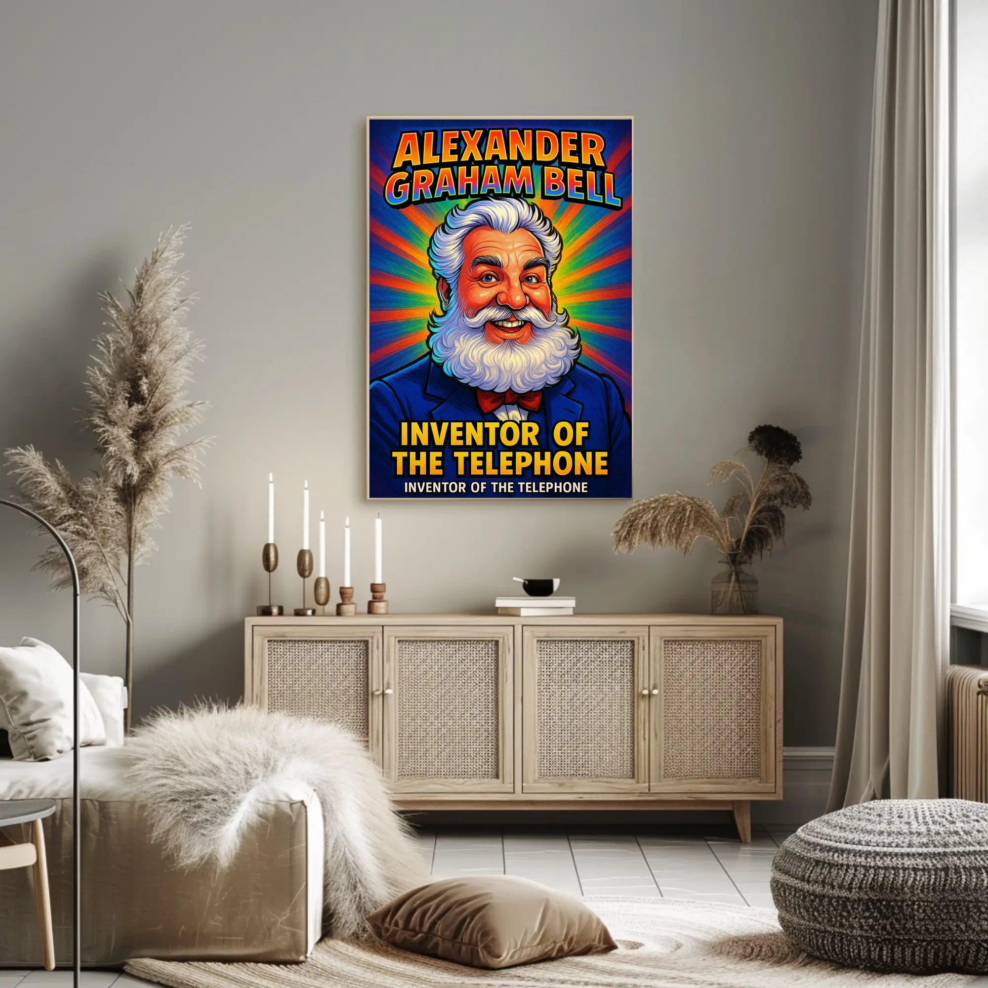 Alexander Graham Bell Inventor of the Telephone Poster PosterGoat