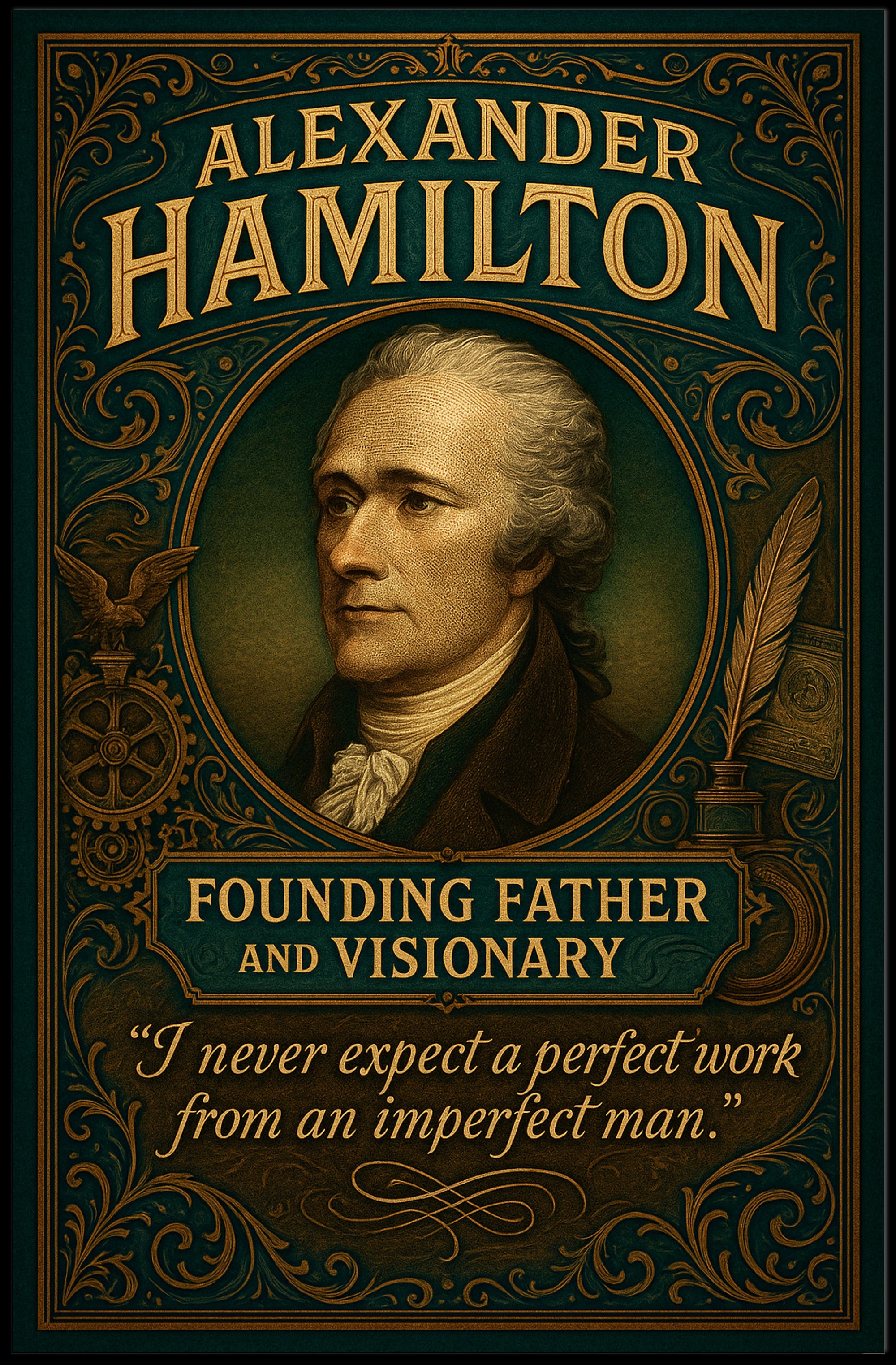 Alexander Hamilton Founding Father Poster PosterGoat