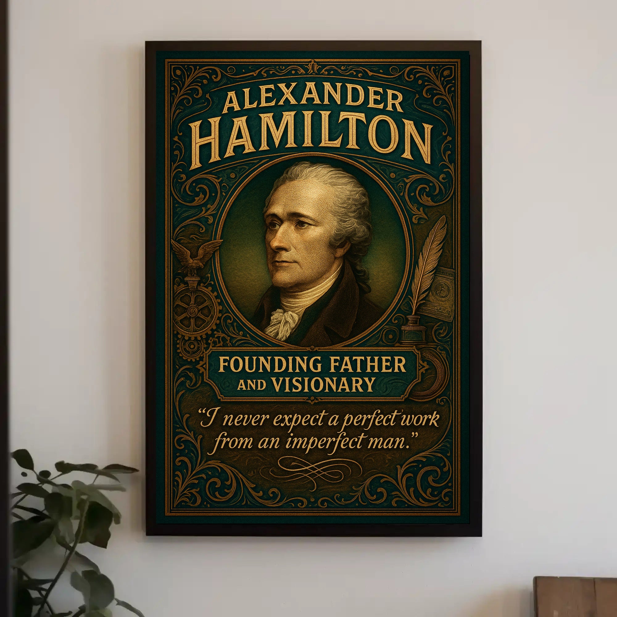 Alexander Hamilton Founding Father Poster PosterGoat