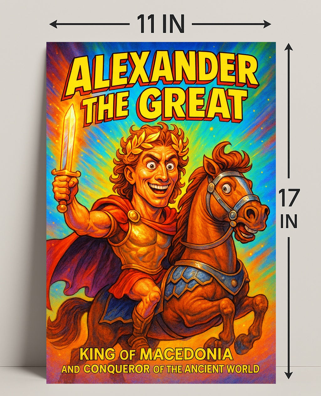 Alexander the Great King of Macedonia Poster PosterGoat