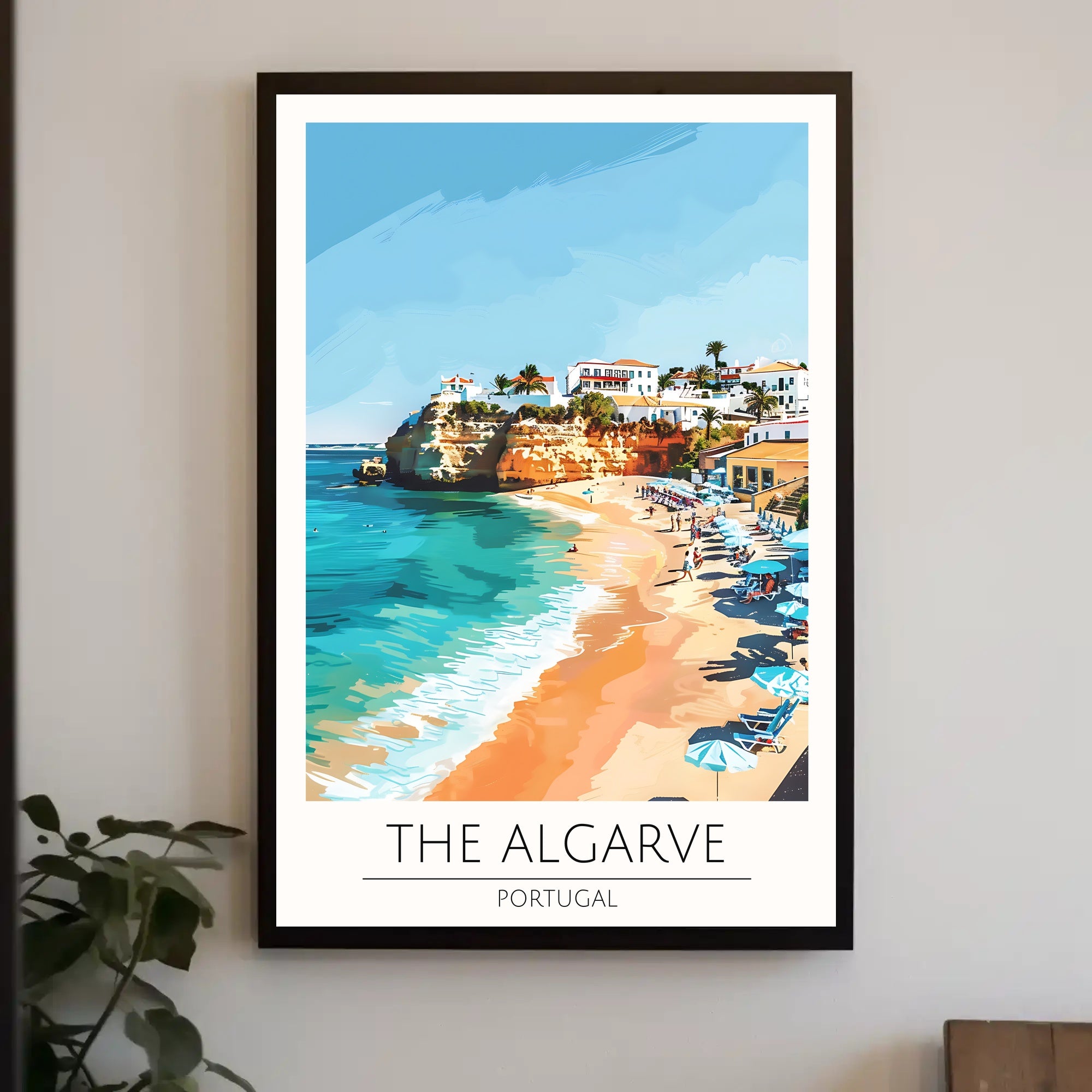Algarve Coastal Bliss: Beach Vacation Poster PosterGoat