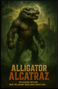 Alligator Alcatraz Poster PosterGoat