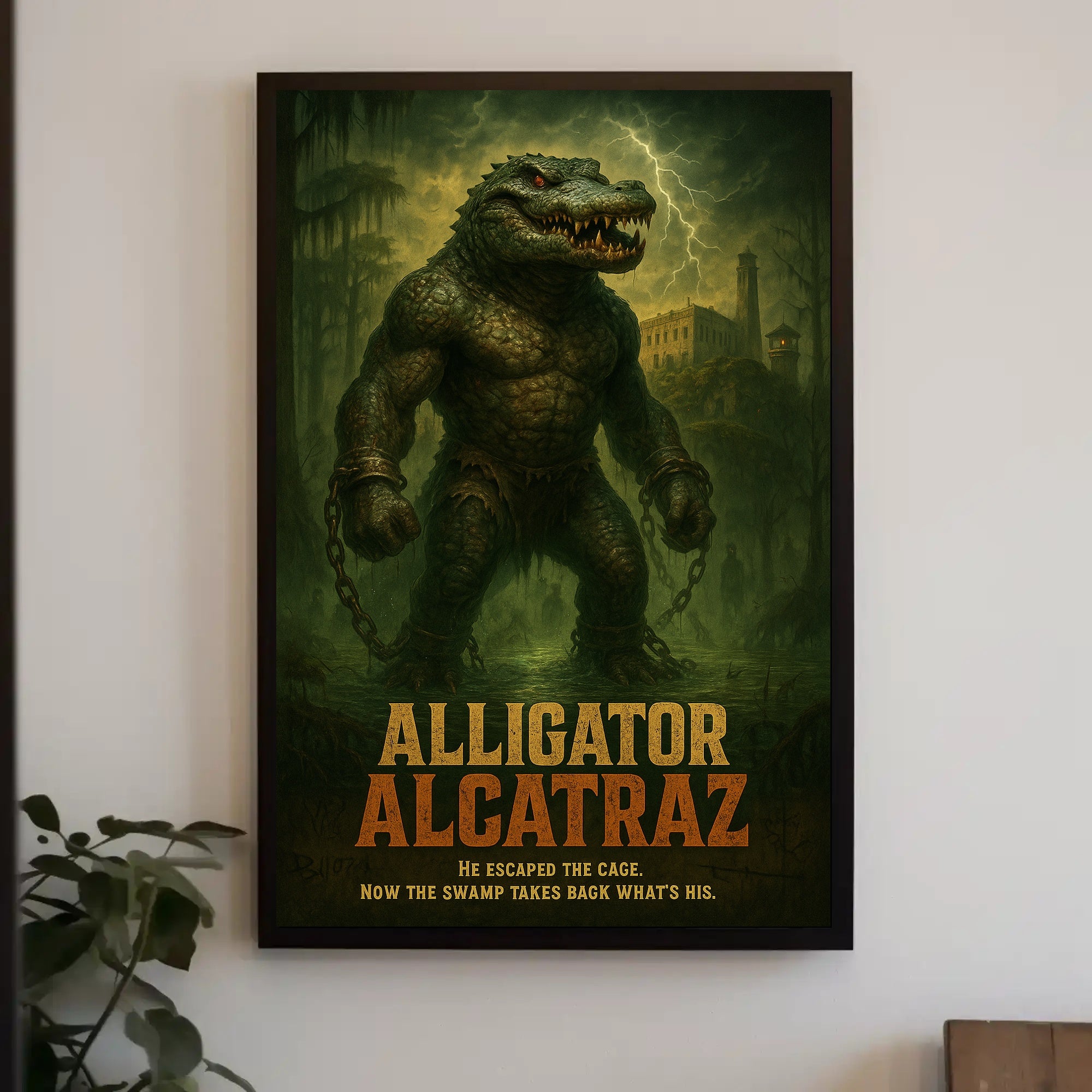 Alligator Alcatraz Poster PosterGoat
