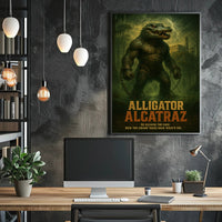 Alligator Alcatraz Poster PosterGoat
