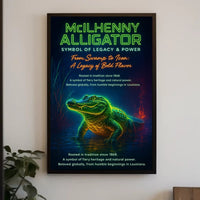 Alligator Symbolism Art: Timeless Power Animal Poster PosterGoat