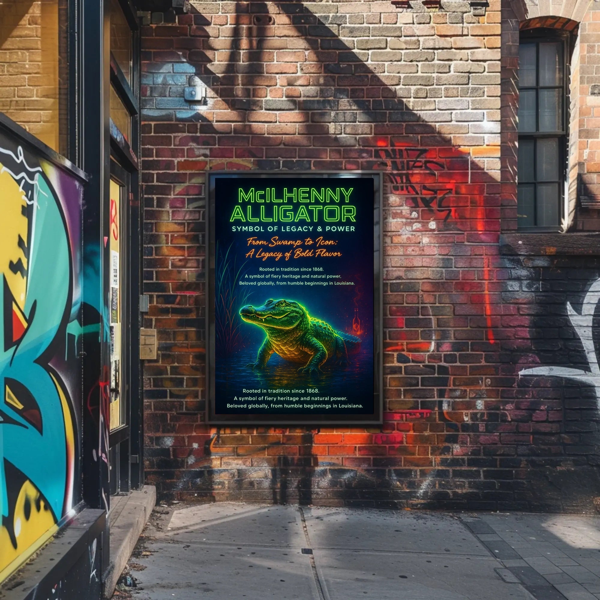 Alligator Symbolism Art: Timeless Power Animal Poster PosterGoat