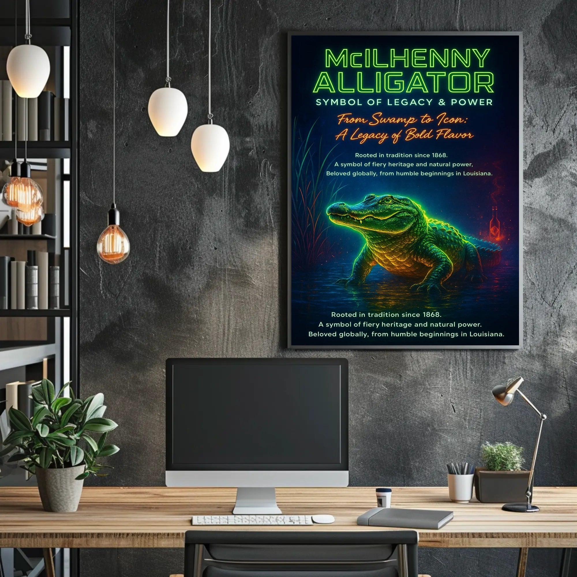 Alligator Symbolism Art: Timeless Power Animal Poster PosterGoat