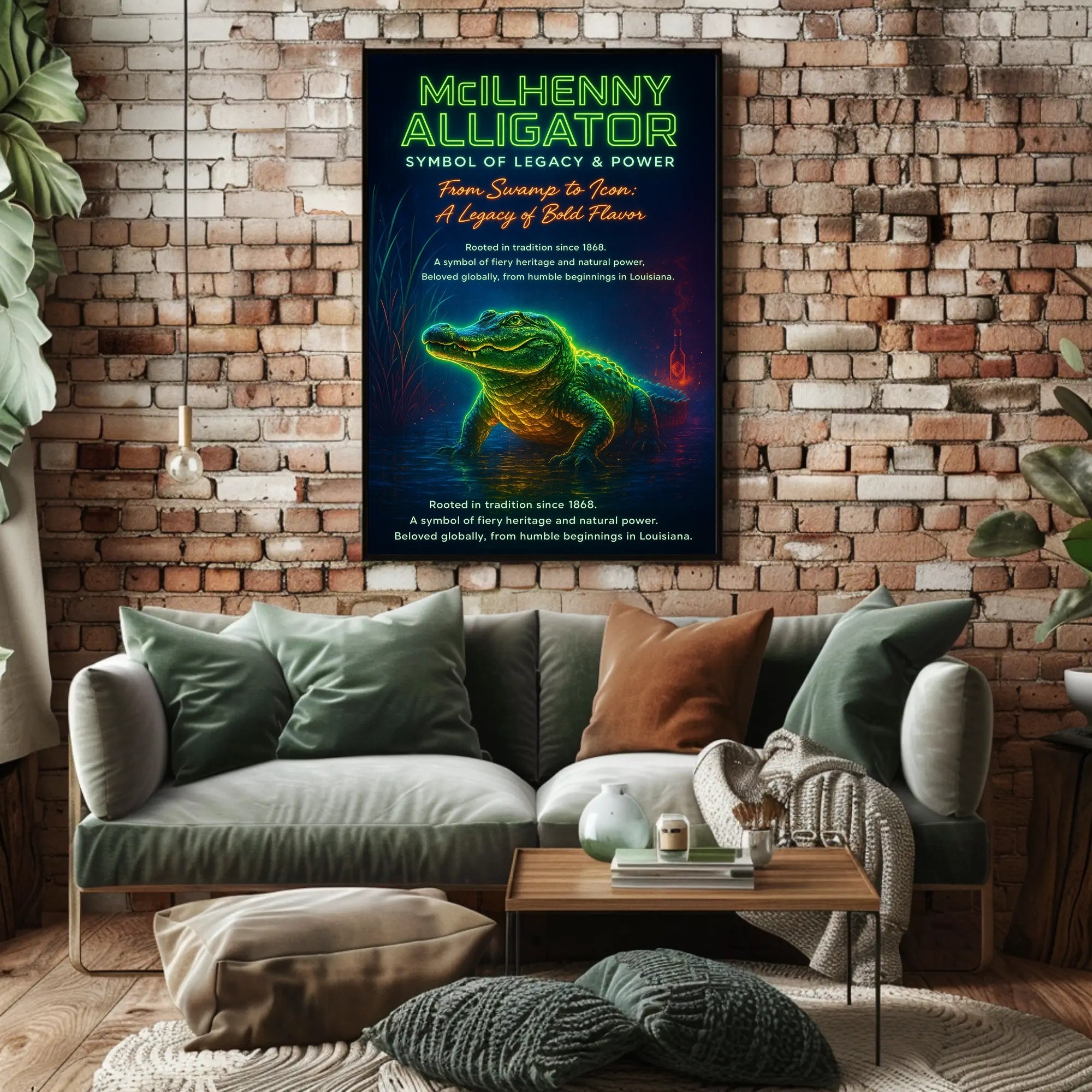 Alligator Symbolism Art: Timeless Power Animal Poster PosterGoat