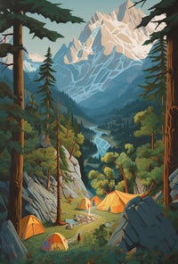 Alpine Adventure Awaits: Nature's Retreat National Park Poster PosterGoat