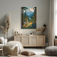 Alpine Adventure Awaits: Nature's Retreat National Park Poster PosterGoat